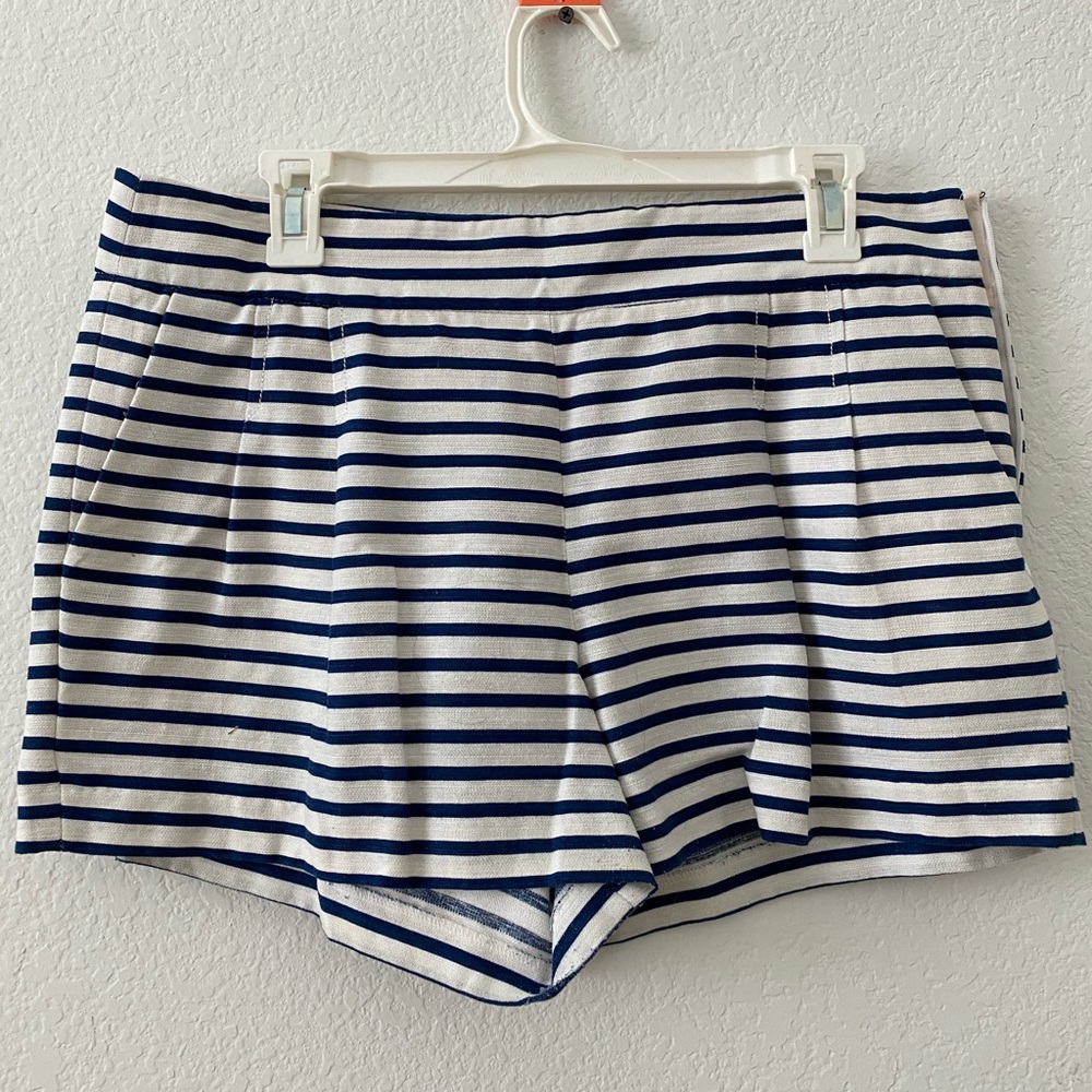Striped High Waisted Shorts